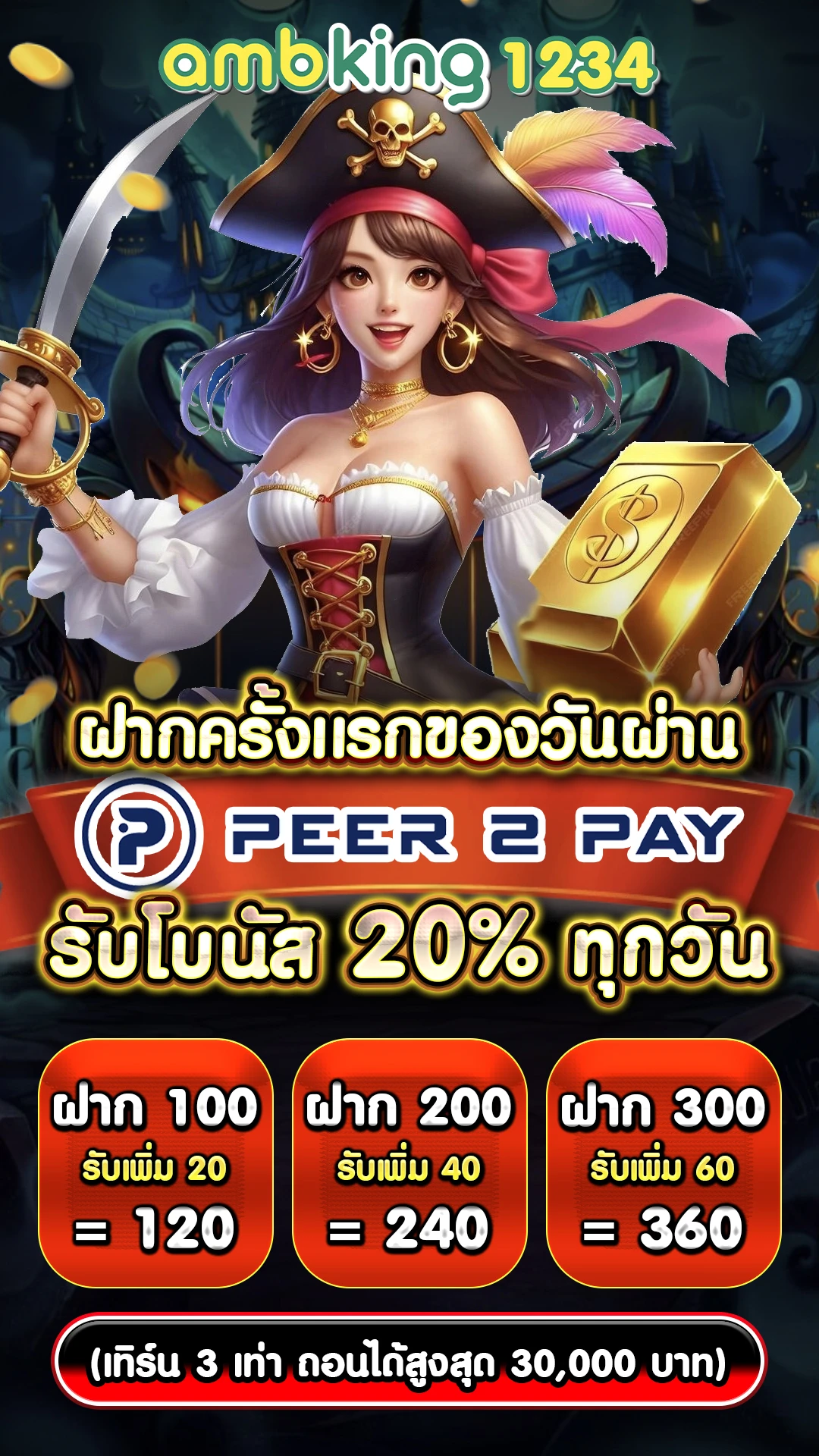 สมัครสล็อตฝากผ่านวอเลท - แบนเนอร์โปรโมชั่น